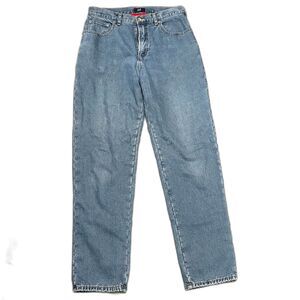 Gap Women's Fleece Lined Jeans High Rise Straight Leg Winter Outdoor Size 10